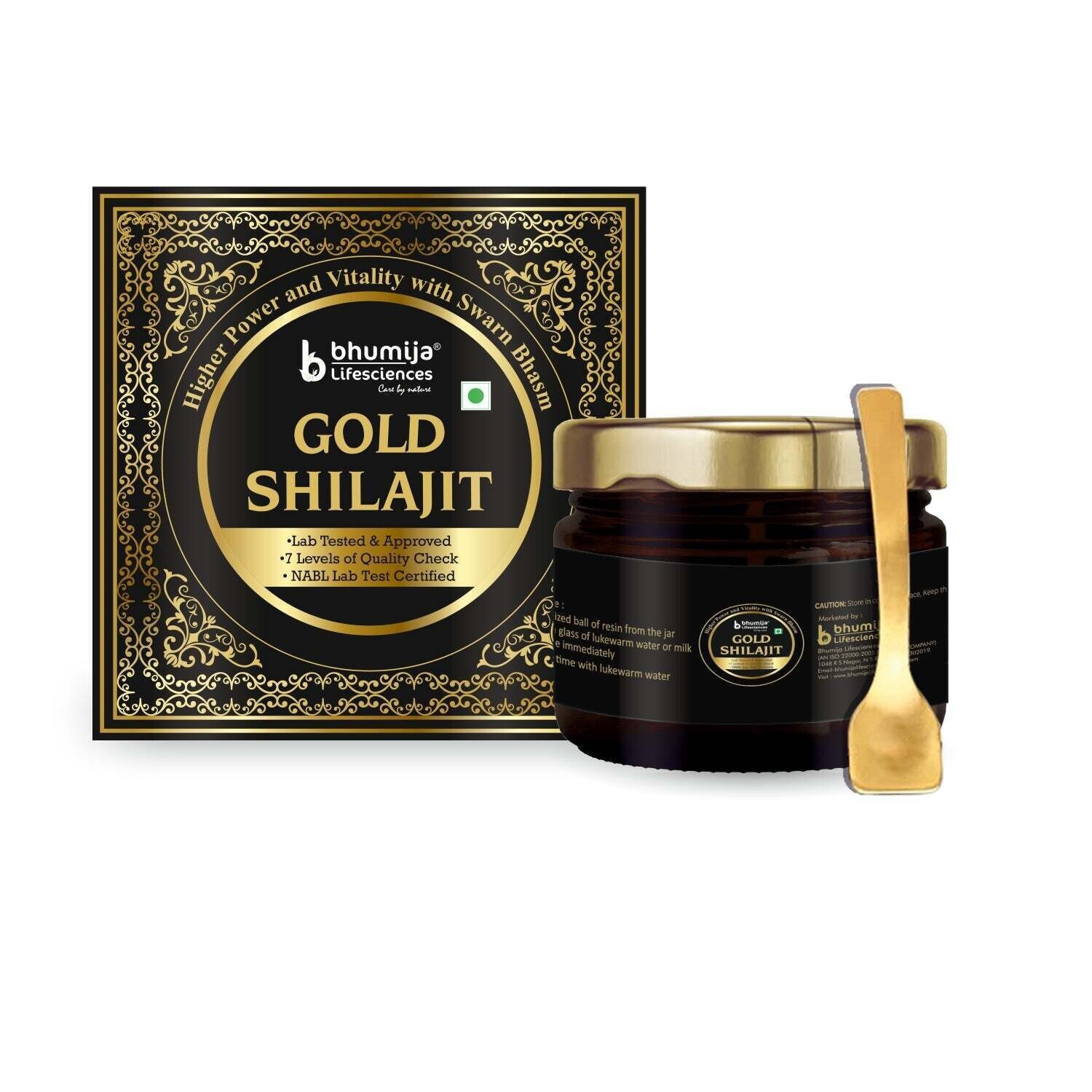 Pure Himalayan Shilajit Gold Resin 100% Organic Potent Fulvic Acid
