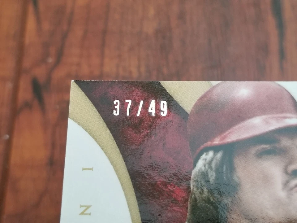 Pete Rose 2014 Panini Immaculate MLB Baseball Game-Worn Jersey Card - #37/49 - Image 3 of 4