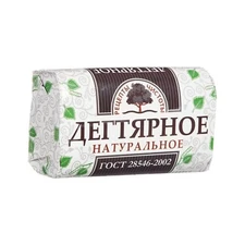 Antiseptic Natural Birch Tar Bar Soap Дегтярное натуральное мыло 90g