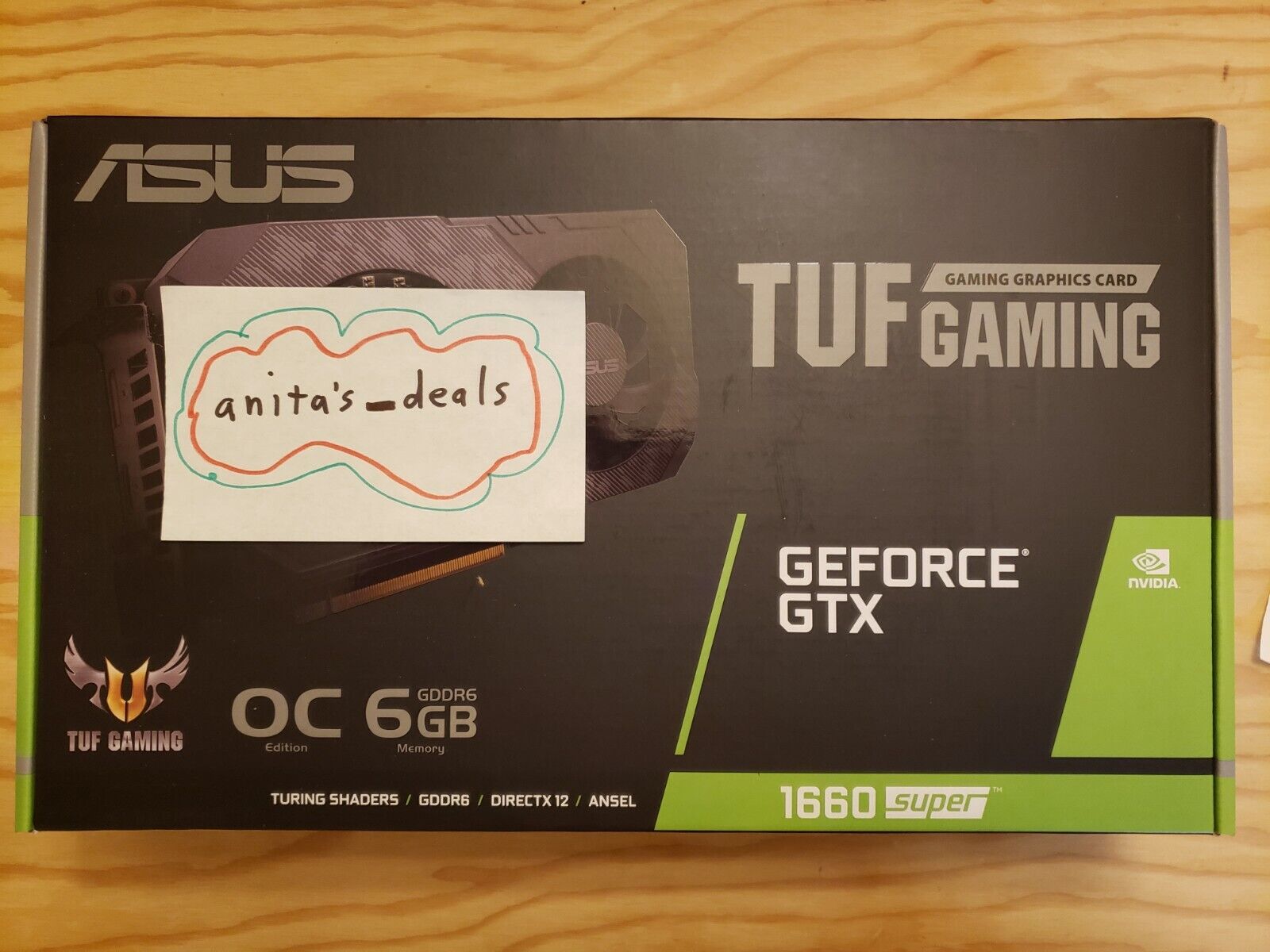 ASUS GeForce GTX 1660 SUPER OC 6GB GDDR6 Gaming Graphics Card (TUF