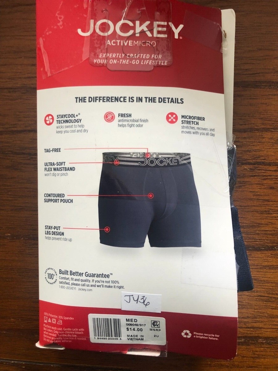 その他 jo New Jockey Men's Solid Chalk Blue Active Ultra Soft Underwear