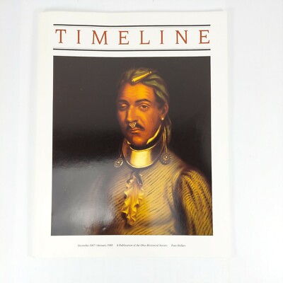 Dec 1987 Jan 1988 OHIO TIMELINE MAGAZINE Tecumseh, Flying The Mail, Birds Winter