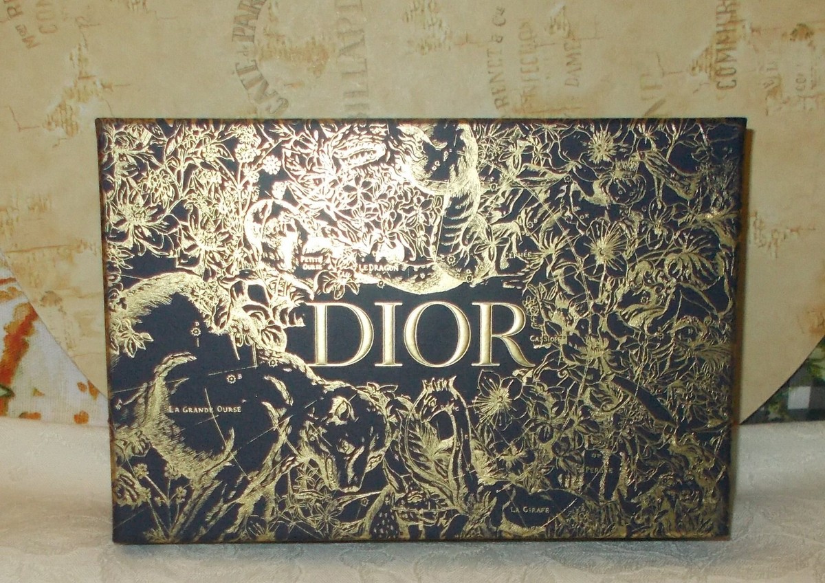 DIOR Gift Box - Blue / Gold - Empty Gift Box - NEW | eBay