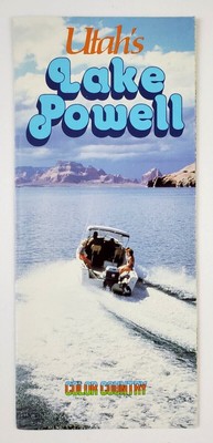 1980s Lake Powell Utah UT Vintage Travel Brochure Bullfrod Wahweap St George