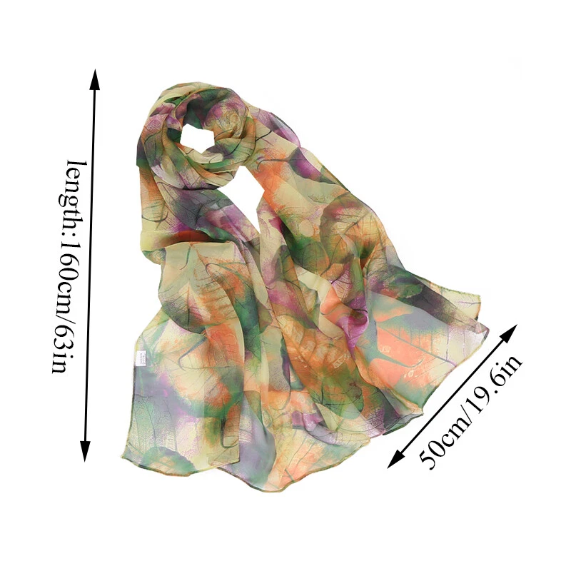 Mujeres Grande Largo Floral Mezcla Seda Pashmina Bufanda Envolvente Mantón Protector Solar Bufandas Foto 3 de 4