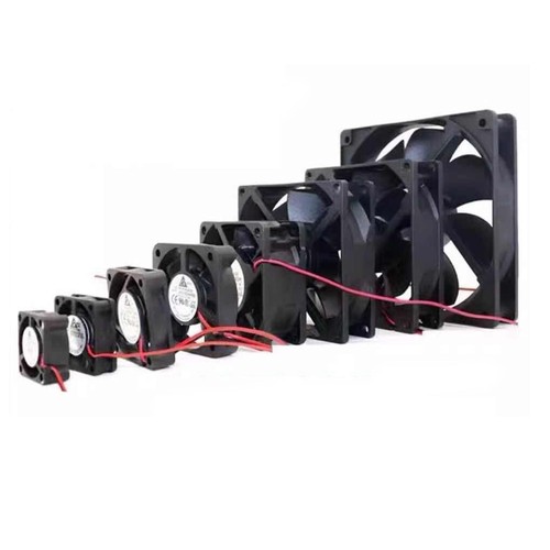 Gehäuse Lüfter Case Fan 6015 7015 8020 9025 5V12V 4/5/6/7/8/9/12CM Schwarz - Afbeelding 11 van 32