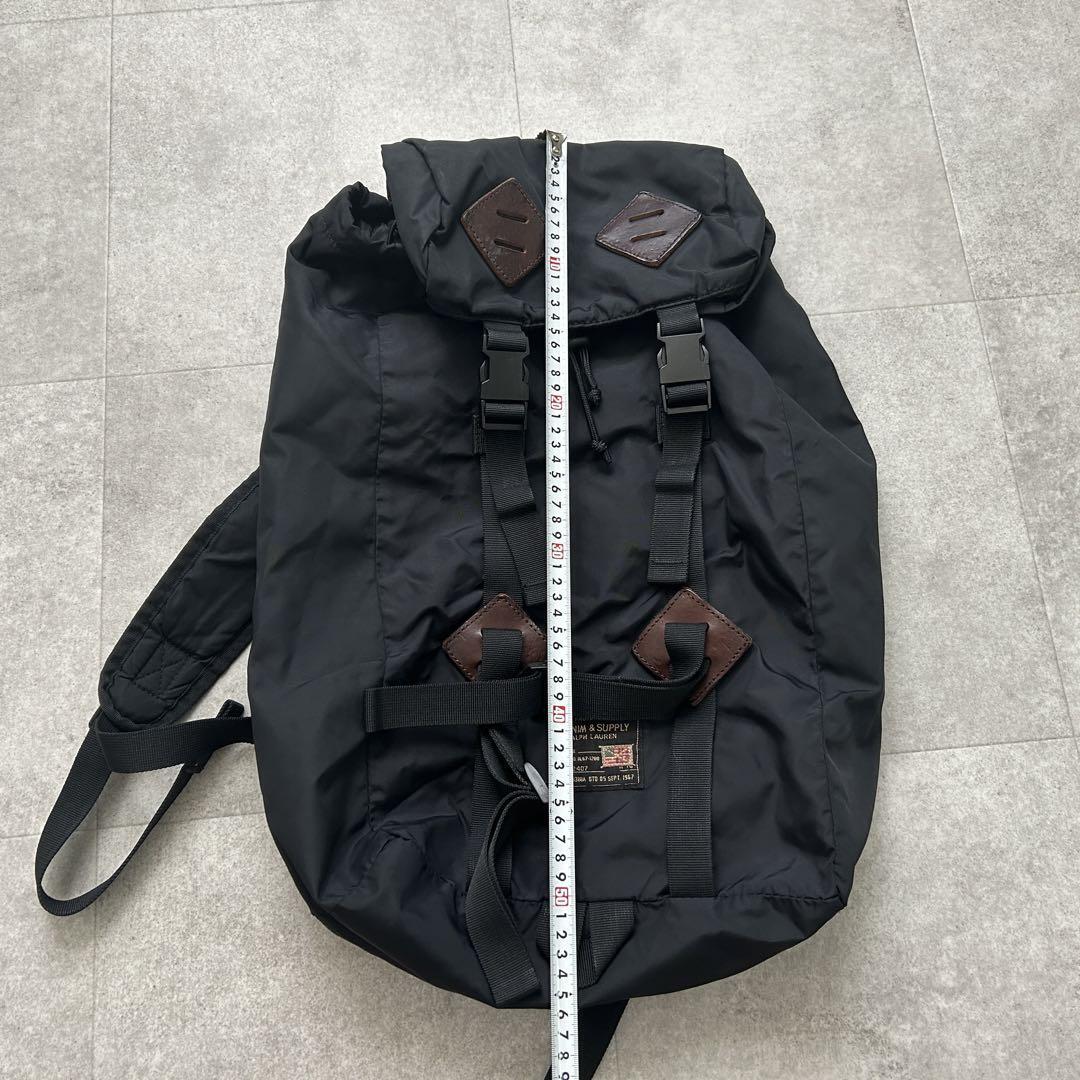 バッグ Denim & Supply Ralph Lauren military bag Ralph Lauren Denim Supply Backpack Black Limited Edition