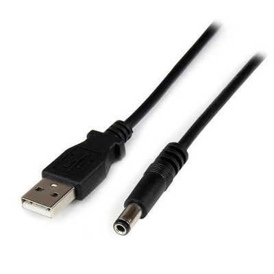 StarTech.com USB 2.0 auf Hohlstecker Typ N Kabel A DC 5V 5 5mm 13 16 Ladekabel A