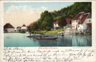 Old postcard AK Maintal-Hausen GERMANY (1109109)