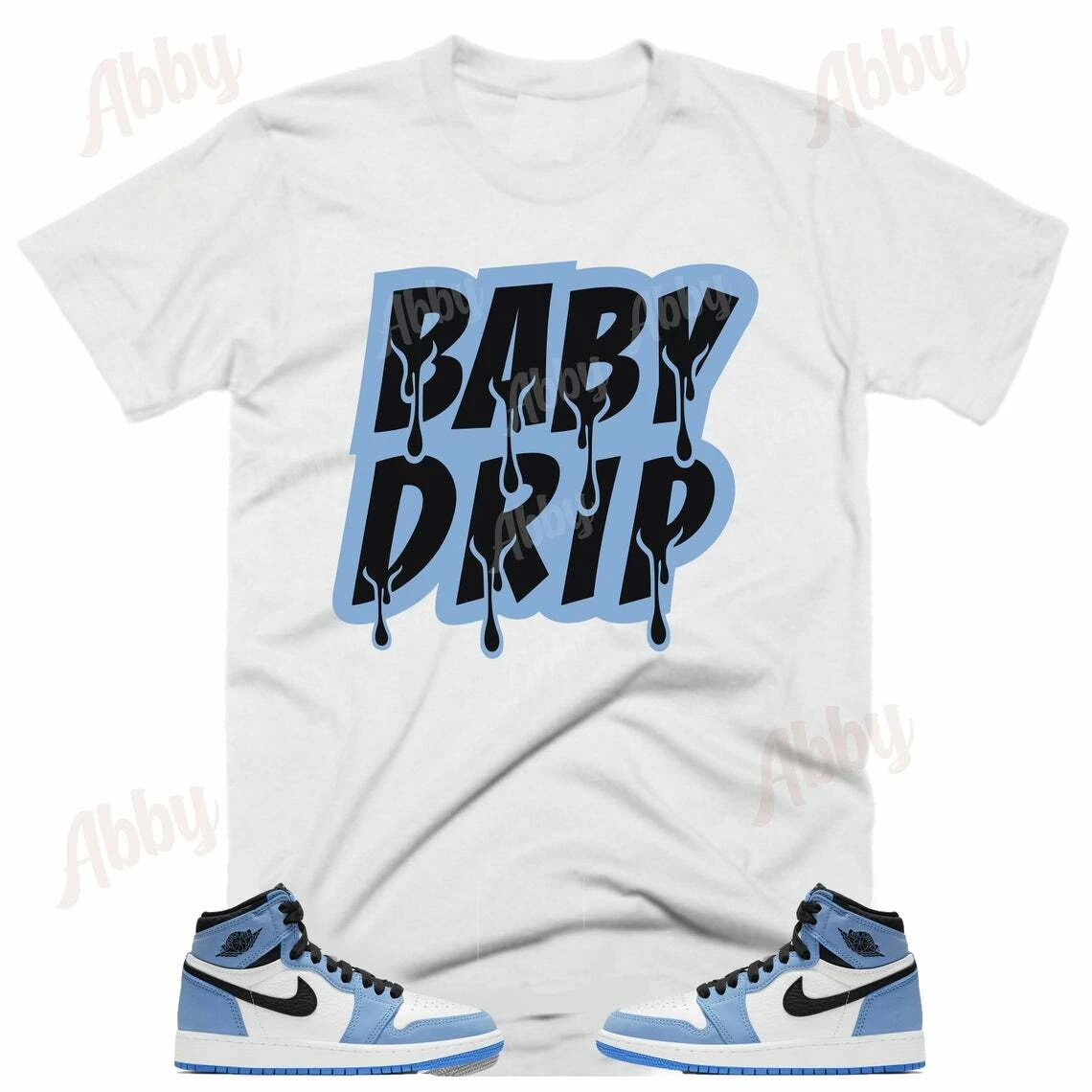 blue jordan shirt