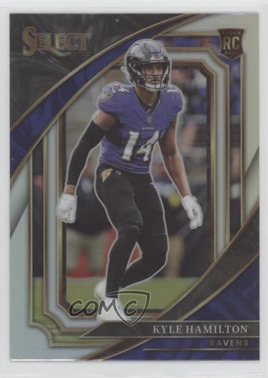 2022 Panini Select Suite Level Silver Prizm Kyle Hamilton #336 Rookie RC rf2