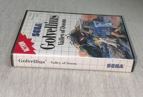 Golvellius Valley of Doom (Sega Master System) Complete w/ Case, Box Art, Manual