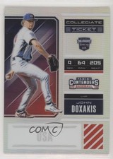 2018 Elite Extra Edition USA Collegiate Ticket Holo Prizm John Doxakis 03rx