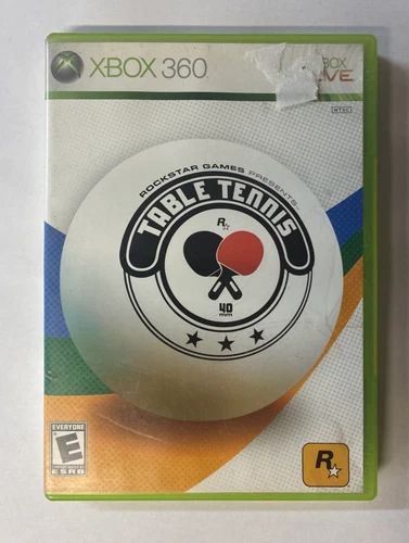 Table Tennis (Xbox 360, 2006) – Rockstar – Tested – Good condition – CIB
