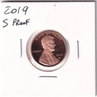 2019-S Lincoln Shield Cent Proof — photo from another recent sale