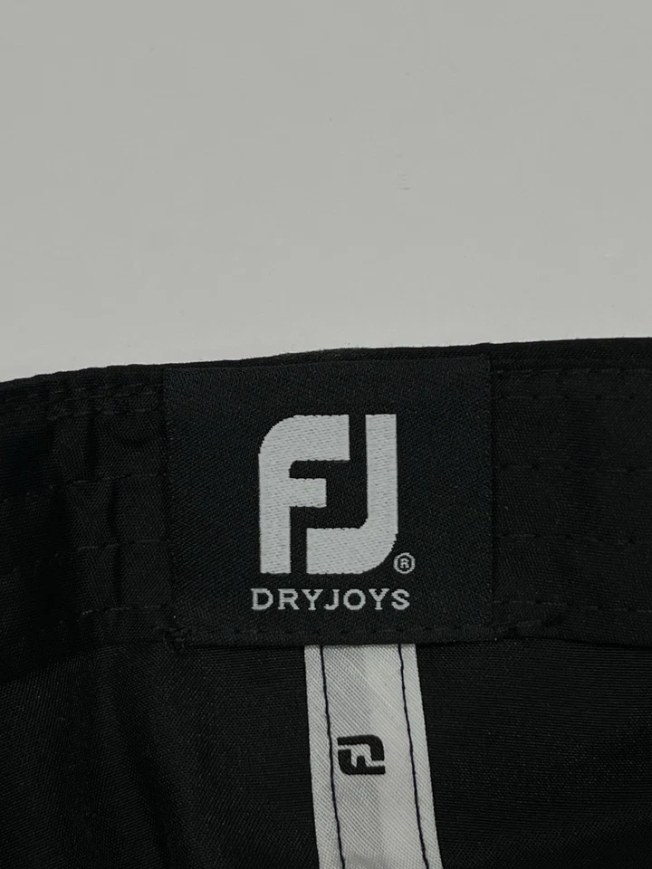 Gorra FootJoy Para Hombre Negra Talla Única DryJoys Gorra Ajustable Repelente al Agua Foto 4 de 4
