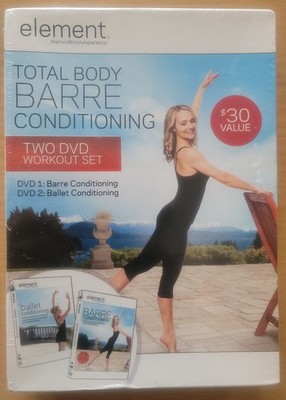 NEW Element Total Body Barre Ballet Conditioning Two DVD Workout Set 2-disc DVDs