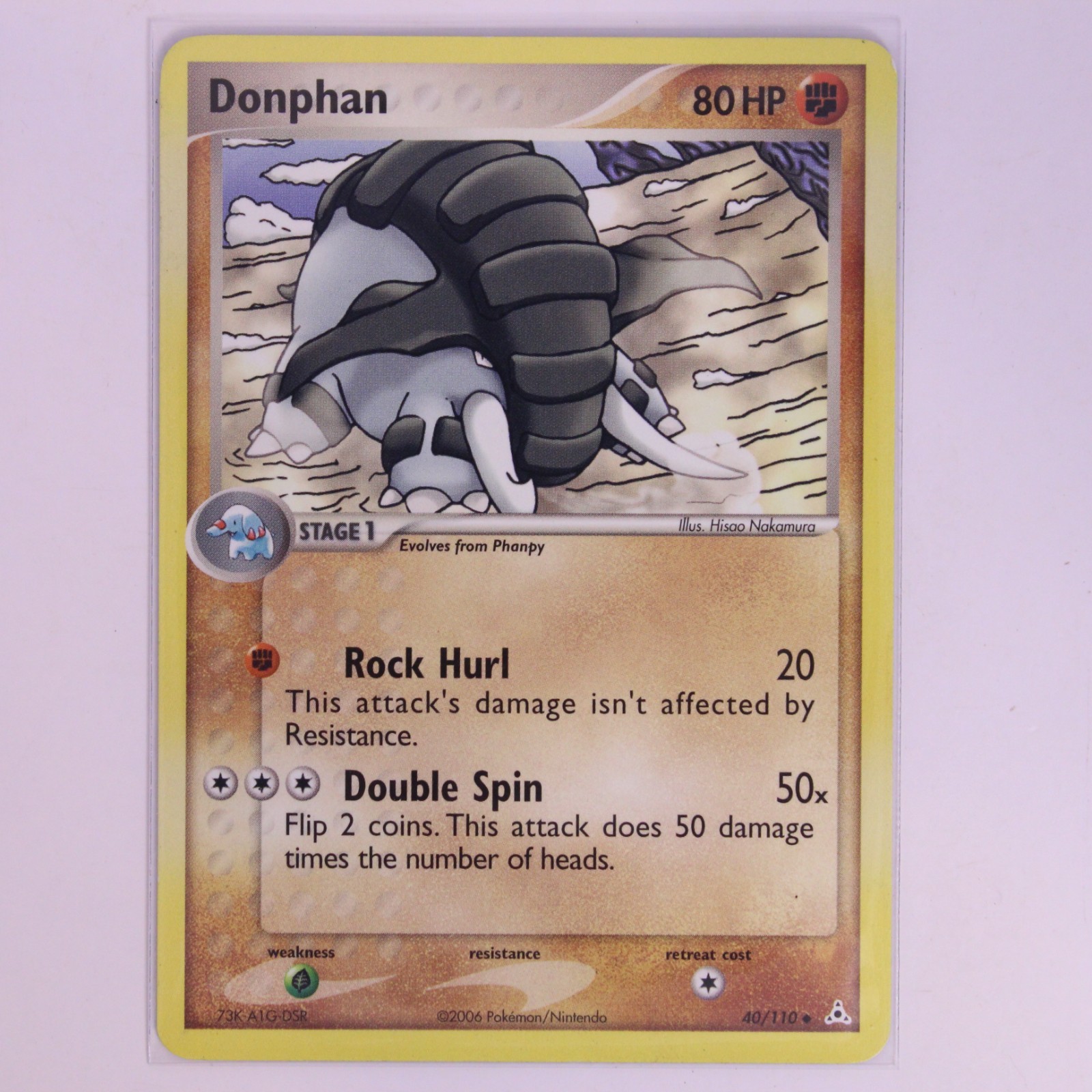 Donphan 40/110 Holon Phantoms Pokemon Card NM