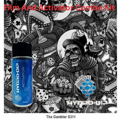 Hydro Dip  Film Activator Combo Kit HD-SKL311 The Gambler