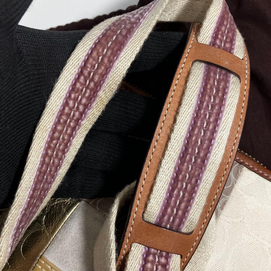 COACH Patchwork Swingpack Crossbody Bag Multicolo… - image 12