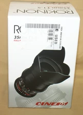 Rokinon Cine DS 35mm T1.5 AS IF UMC Full Frame Cine Lens f/ Canon EF- DS35M-C