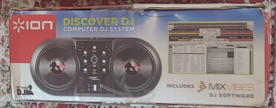 NEW IN BOX (NRFB): ION - Discover DJ - Computer Double Deck DJ System (READ) - Image 2 of 4