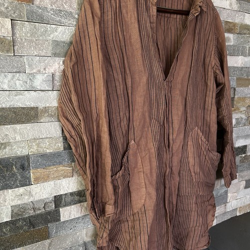 Free People x CP Shades Bailey Linen Tunic Shirt Dress S Oversize Boho Lagenlook - Bild 3 von 7