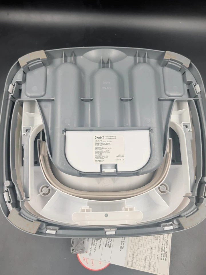 Baby Base 2-in-1 Booster Feeding and Floor Seat with Self-Storing Tray - Tan - Image 4 of 4