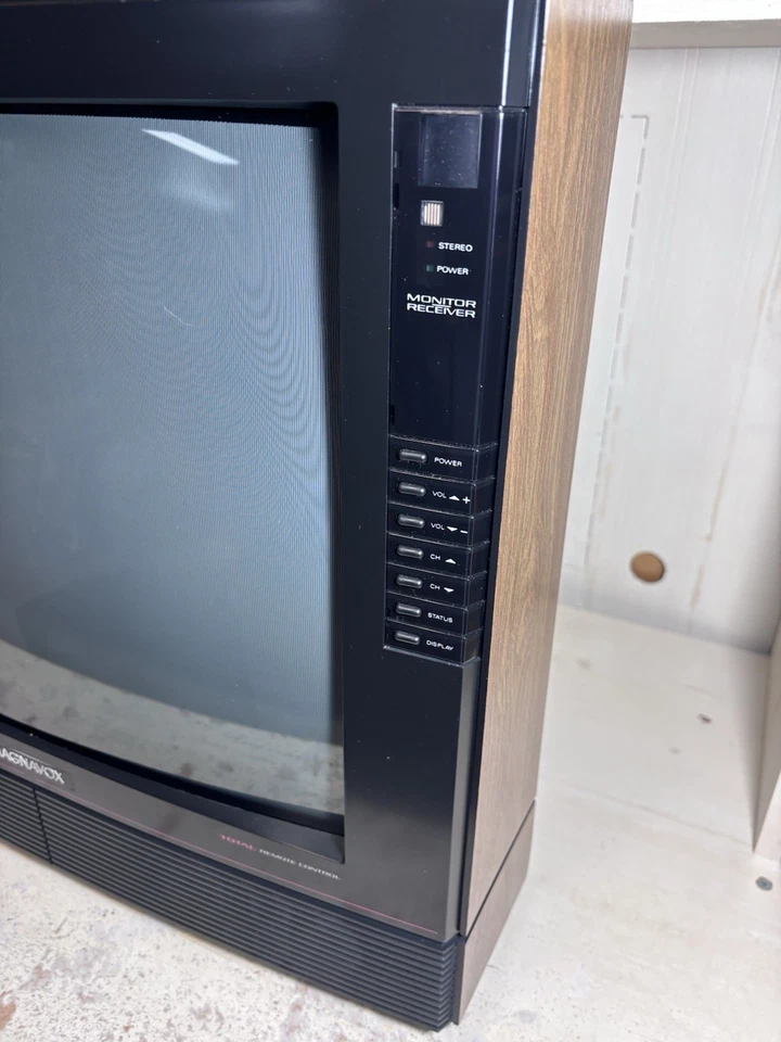 Magnavox Rk4351 Wa01 CRT TV Retro Gaming 20in Tested And Working No Remote READ - Image 2 of 4