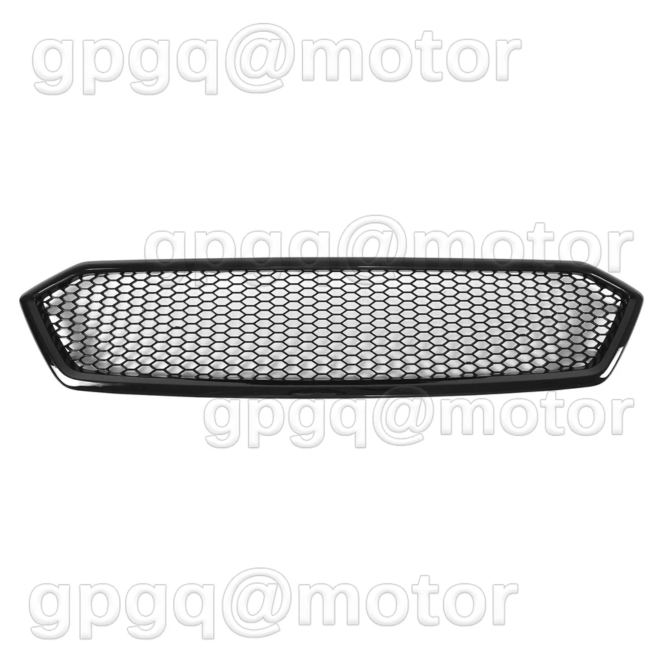 Parrilla de malla superior para parachoques delantero para Subaru WRX STI 2018-2021 negro brillante Foto 2 de 4