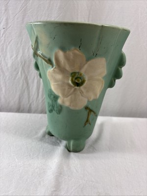 Vintage 1930s Weller ''Dogwood'' Vase 8 inches