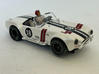 MRRC Shelby 289 AC Cobra SVRA  (White) 1/32 scale slot car RTR