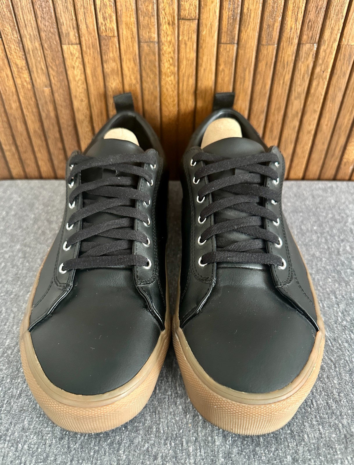 SAOLA Zara Z2 Scarpe da Ginnastica Uomo 45 US 12 Sneaker Scarpe Stringate Basse Nero Gomma