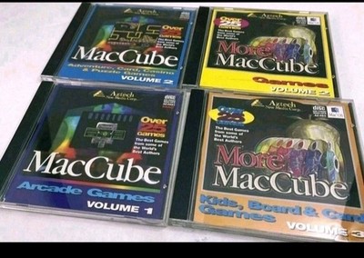 MacCube Disc By Aztech Lot Of 4