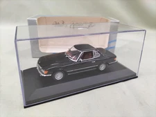 Mercedes 350Sl Model Cabriolet Hardtop Black Minichamps Ijs76