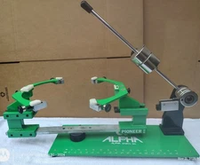 ALPHA PIONEER II TENNIS AND BADMINTON RACKET STRINGING MACHINE, EXCELLENT COND.
