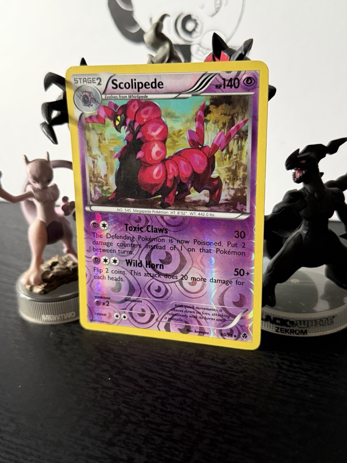 Pokémon TCG Scolipede Reverse Holo Rare Emerging Powers 40/98 LP
