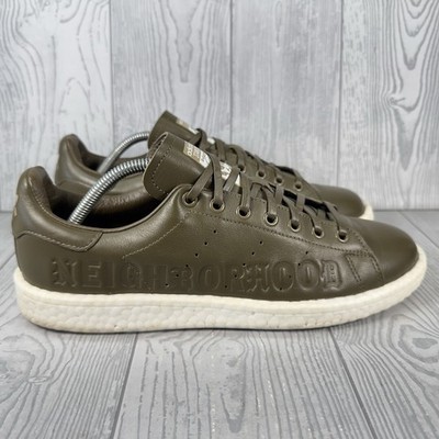 Adidas Stan Smith Boost Neighborhood Olive Trainers Limited Men Size 10.5 Shoes