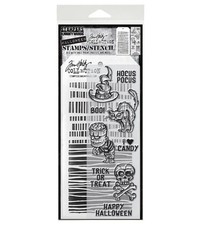 Tim Holtz Mixed-Media Stamps  Stencil-Set 30