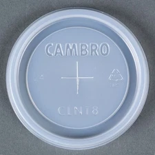 Cambro Camlid For Dinex Cup Fits 6 Ounce Juice Cup Translucent Lid, 1 Each, 1