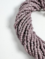 9/0 3-CUT  1 FULL HANK  OP LAVENDER  GLASS SEED BEADS  10 Strands