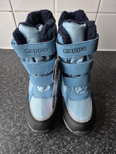 Kappa Great Tex Jr 260558K-6467 Kids Winter Bootie Shoes Black/Blue - Brand NEW - Bild 8 von 12