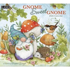 Lang Gnome Sweet Gnome 2026 Wall Calendar – 12-Month Calendar