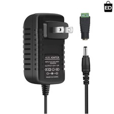 24W Switching Power Supply: 12V, 2A for LED Strip Lights  More - Compact Design