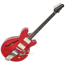 SPECIAL OFFER!! Fret-King Elise Custom with Vibrato ~ Cherry Red