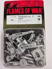 PL590 Polish Heavy Artillery 150mm Battlefront Miniatures Flames of War NIB