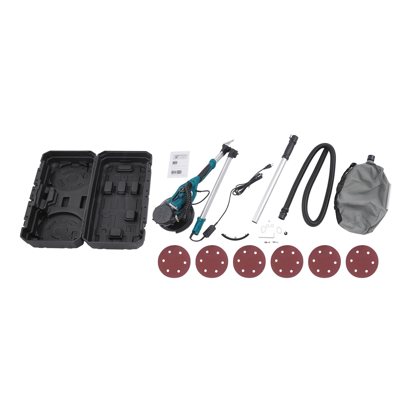 Electric Ceiling Wall Sander With Dust Collection Variable Speed Drywall Sander