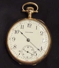 Antique Mens Waltham Pocket Watch Model 1908 16 7j GF Nice!