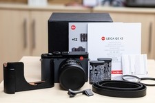 Leica Q3 43 60.3MP camera. Boxed and in superb condition with accessories