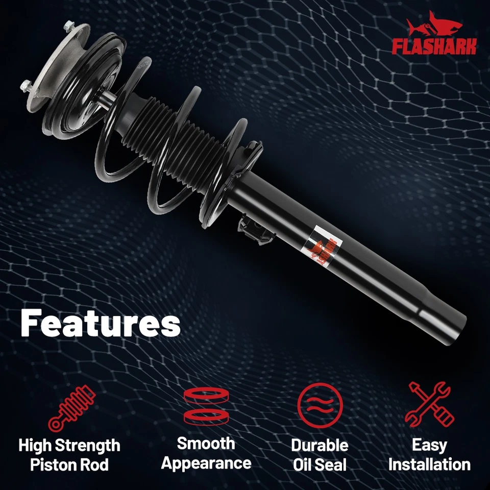 Front Pair Complete Struts & Spring Assemblies for 1999-2000 BMW 323I 2335564L Foto 2 de 4